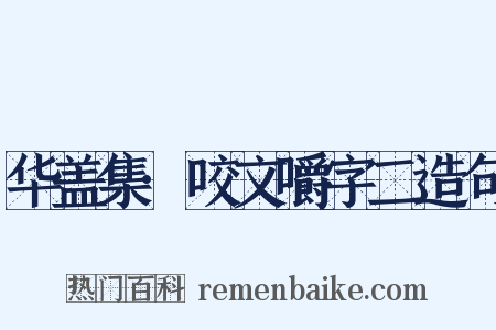 华盖集·咬文嚼字二造句是什么意思的图片